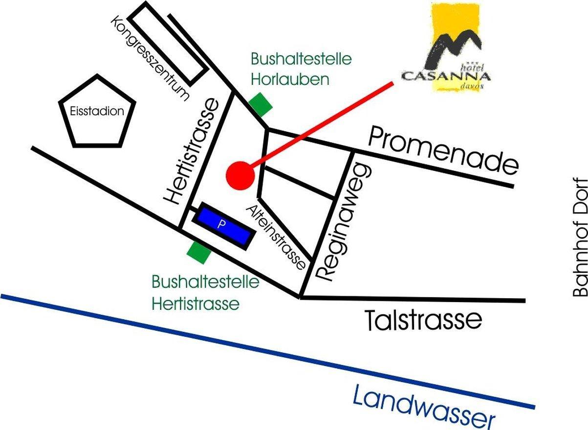 Casanna Hotel Davos City Center Екстериор снимка